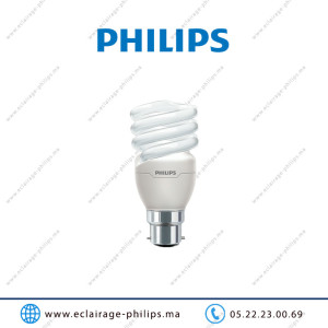 Lampe Philips Tornado 20W B22 3000°K Casablanca Maroc