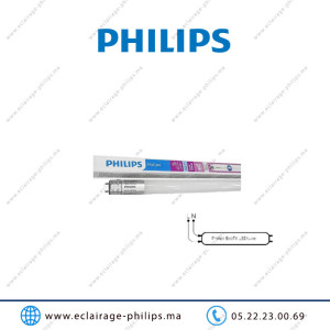 Tube LED T8 Philips Ecofit 20w 150cm 6500°K Casablanca Maroc
