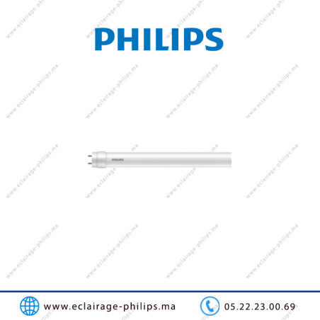 Tube LED T8 Philips Essential 10w HO 60cm 6500°K Casablanca Maroc