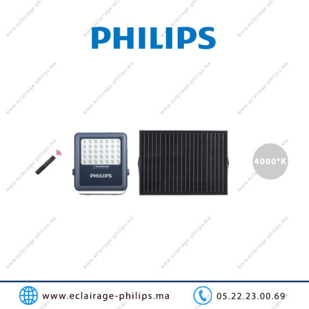 Projecteur LED solaire PHILIPS 400W BVC080 4000°K Casablanca Maroc