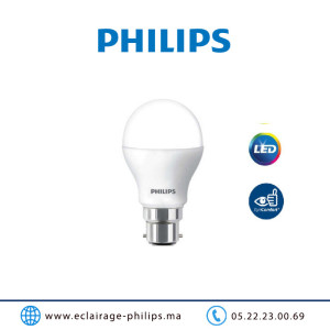 Ampoule LED Philips Essential 9W B22 3000°K Casablanca Maroc