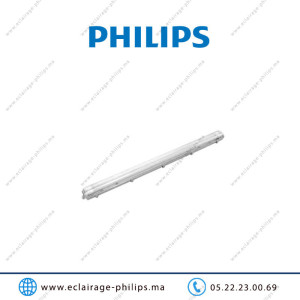 Réglette étanche PHILIPS 2x120cm IP65 (vide) WT069C-DE Casablanca Maroc