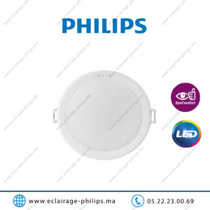 Panel LED PHILIPS Rond encastré 24W 3000°K MESON Casablanca Maroc