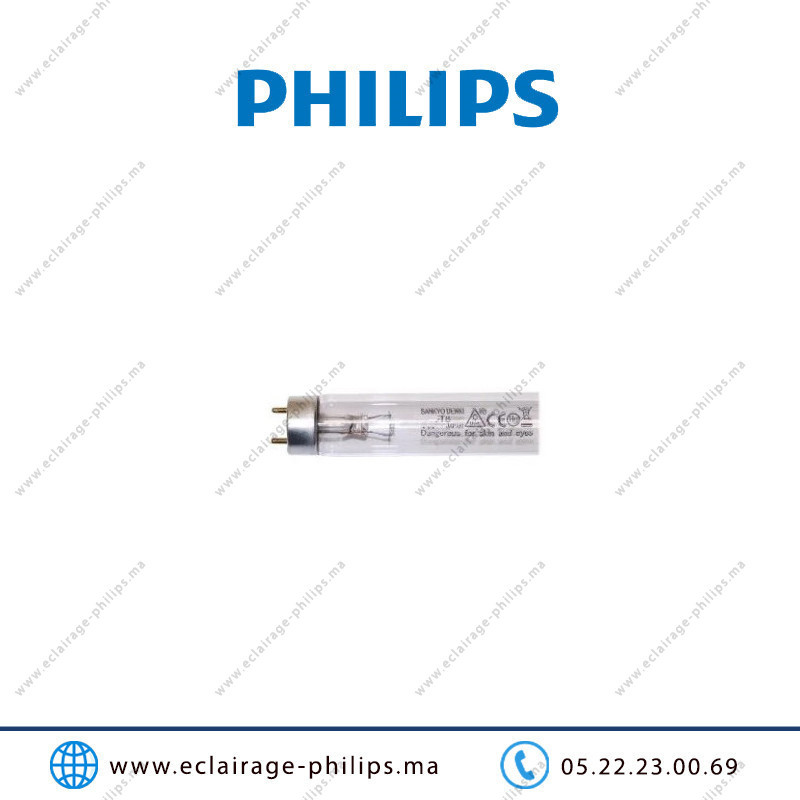 Tube PHILIPS TUV UV-C 30W désinfection Casablanca Maroc