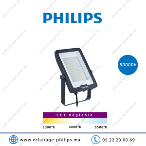 Projecteur LED Philips 100W BVP158 LED120/WW_NW_CW SWB GM CCT Casablanca Maroc