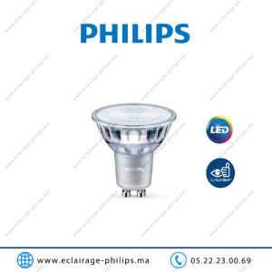 Lampe LED GU10 Philips CorePro 4.9W 3000°K Casablanca Maroc