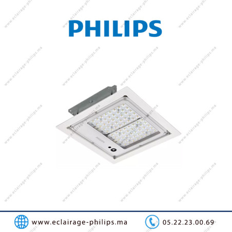 Projecteur LED PHILIPS 90W CANOPY BRP333 LED159/757 5700°K Casablanca Maroc