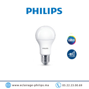 Ampoule LED Philips Essential 8W E27 6500°K Casablanca Maroc
