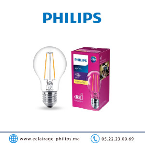 Lampe LED E27 Philips MyCare 4W 3000°K Casablanca Maroc