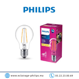 Lampe LED E27 Philips MyCare 6W 3000°K Casablanca Maroc